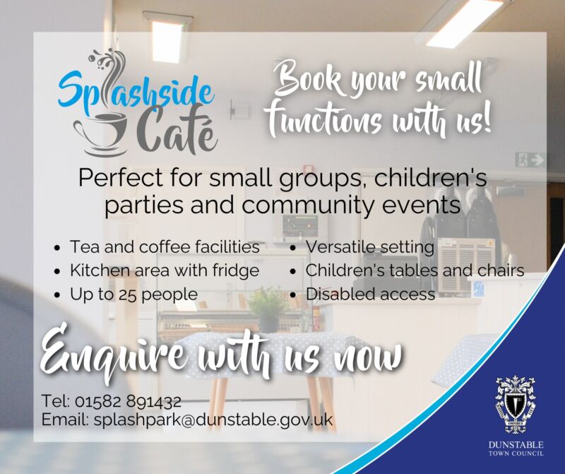 Bennett’s Splash & Splashside Cafe – Dunstable Town Council